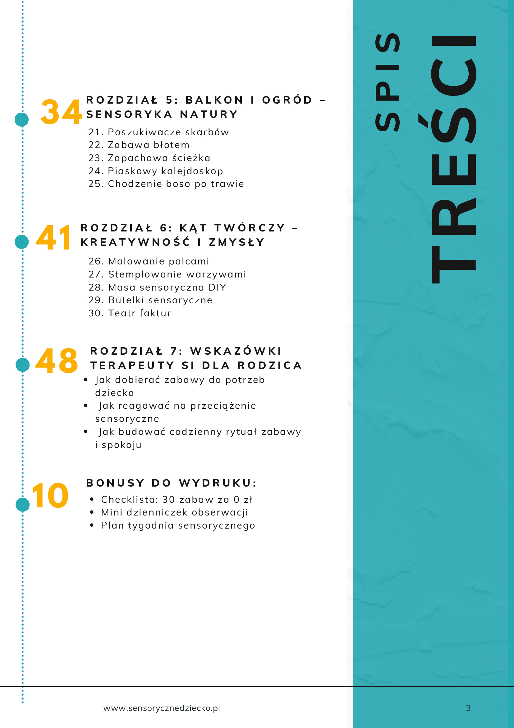 Sensoryka w każdym kącie - 30 zabaw sensorycznych za 0 zł EBOOK - obrazek 3